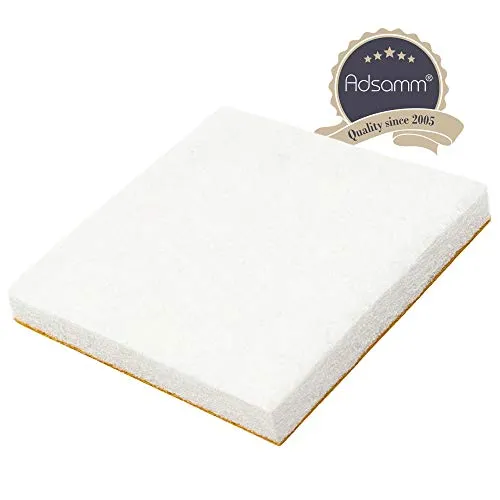 Adsamm Feltrini Autoadesivi 35x35 mm Bianchi 4 Pezzi Spessi