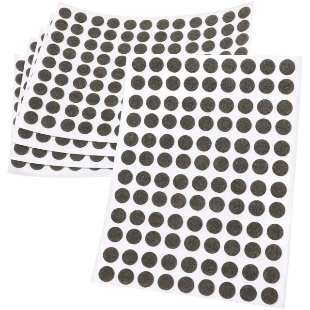 Adsamm Feltrini Ultrasottili Ø 10 mm Marroni 540 Pezzi 1,5 mm