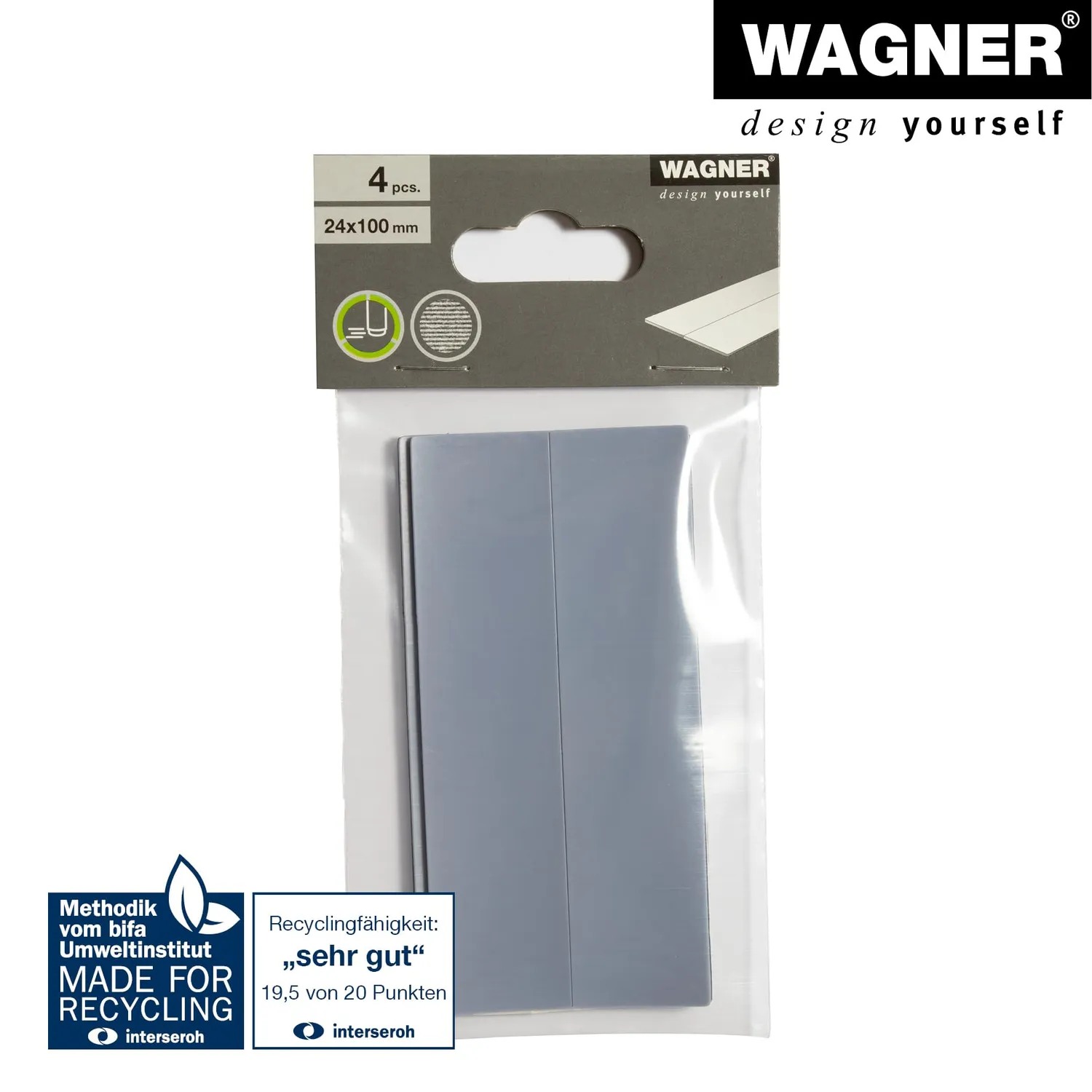 Wagner 16121199 EH 1211 pattini PTFE 24x100 mm grigi scorrevoli