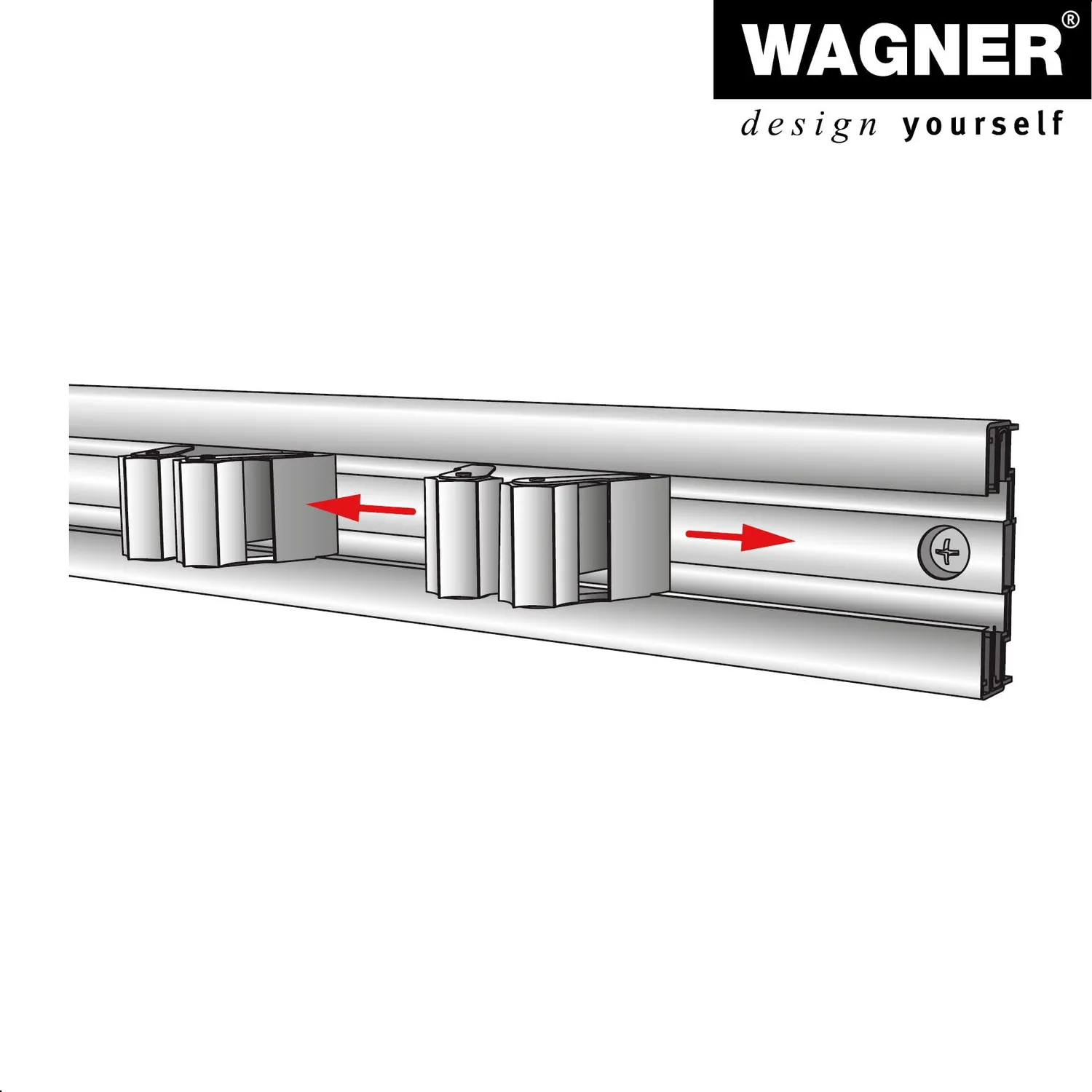 WAGNER hooks4tools EH 2095 clip attrezzi Ø 3 cm 2 kg