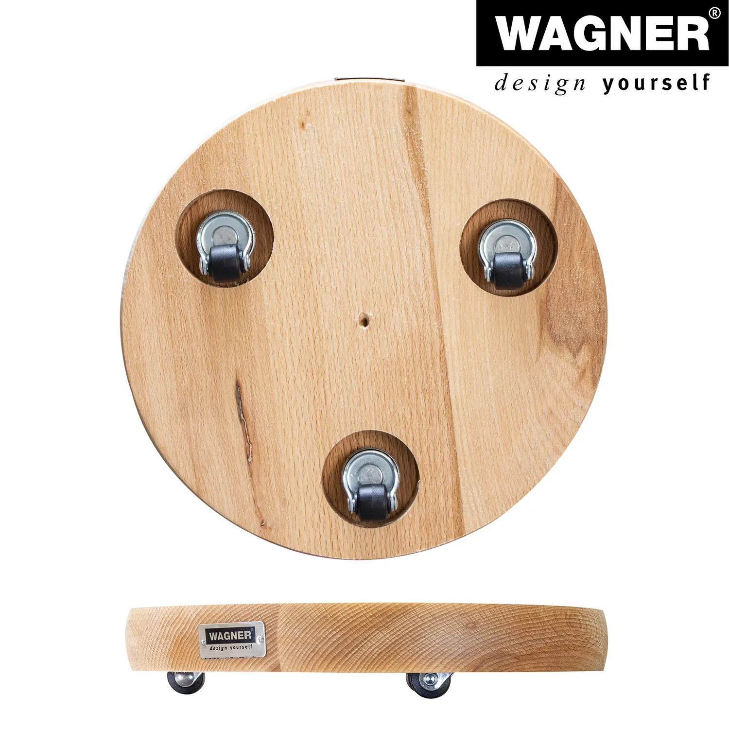Wagner Massiv carrello piante faggio 25 cm 100 kg ruote