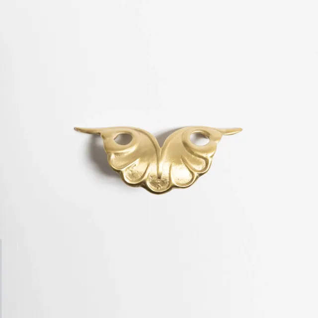 NIVA Design Farfalla pomello vintage ottone