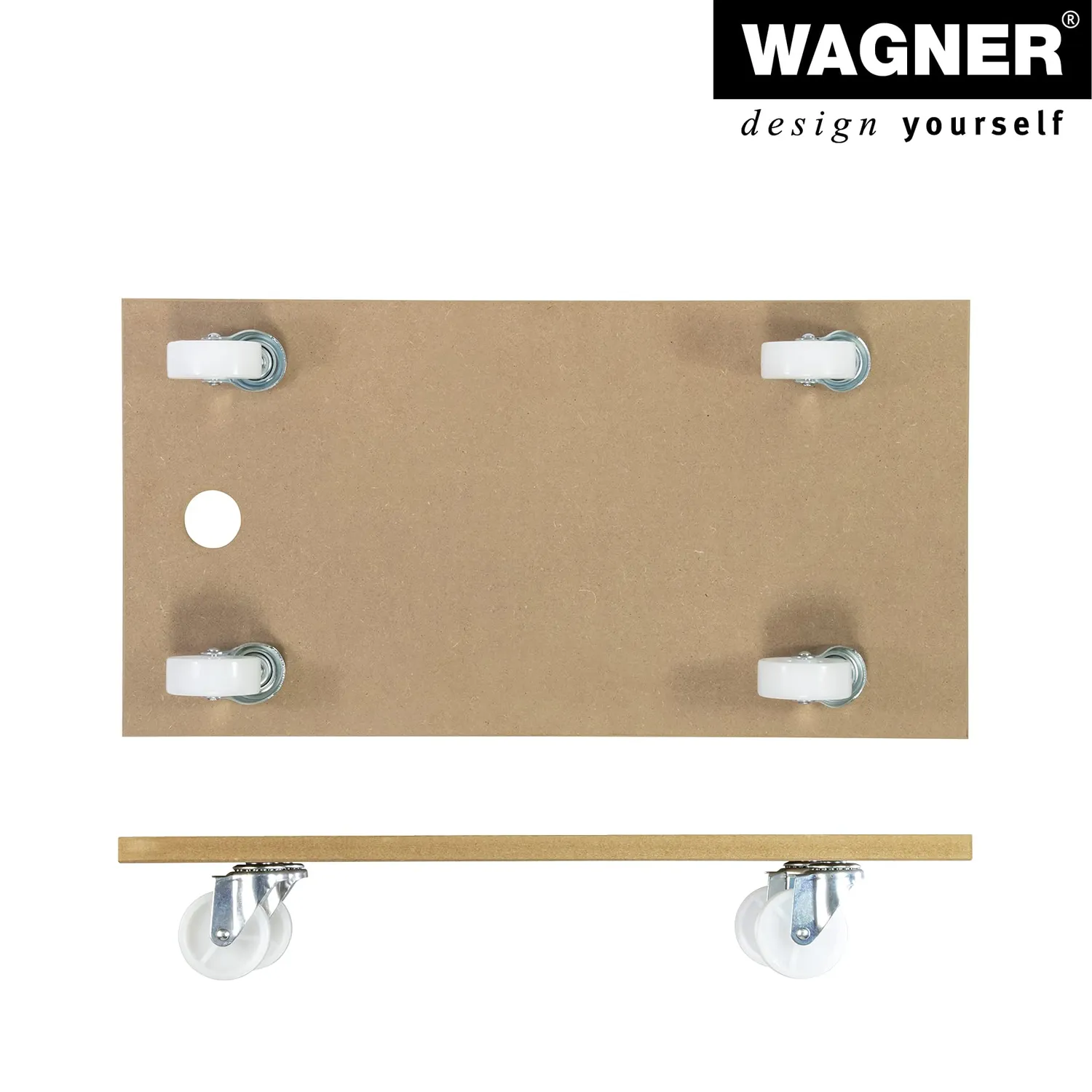 Wagner MM 1104 carrello trasporto MDF 57,5x30 cm portata 200 kg
