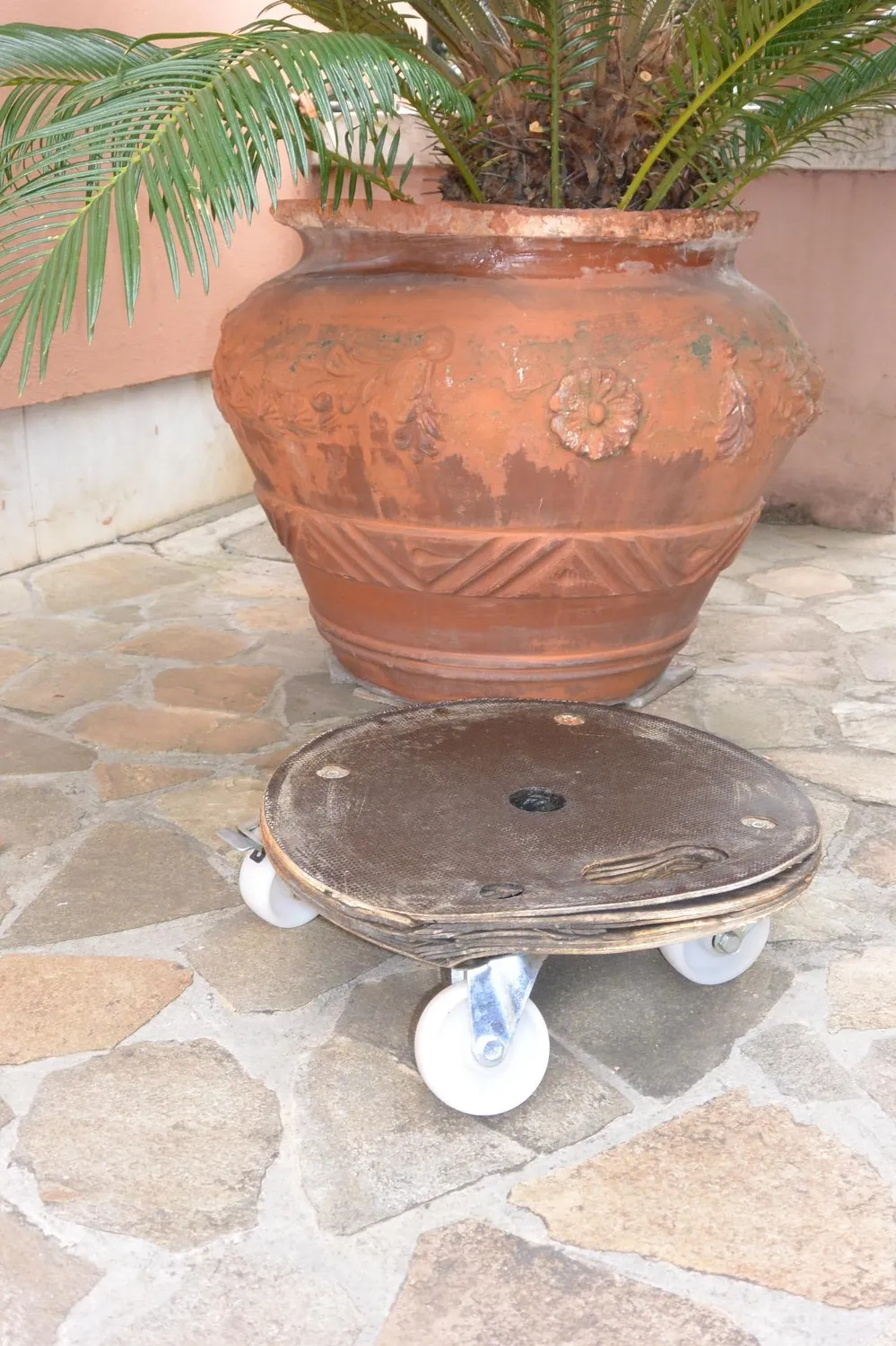 Wagner Maxigrip carrello portavaso legno Ø 38 cm 250 kg