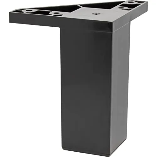 Wagner Design 12022101 gamba quadrata nera 100 mm