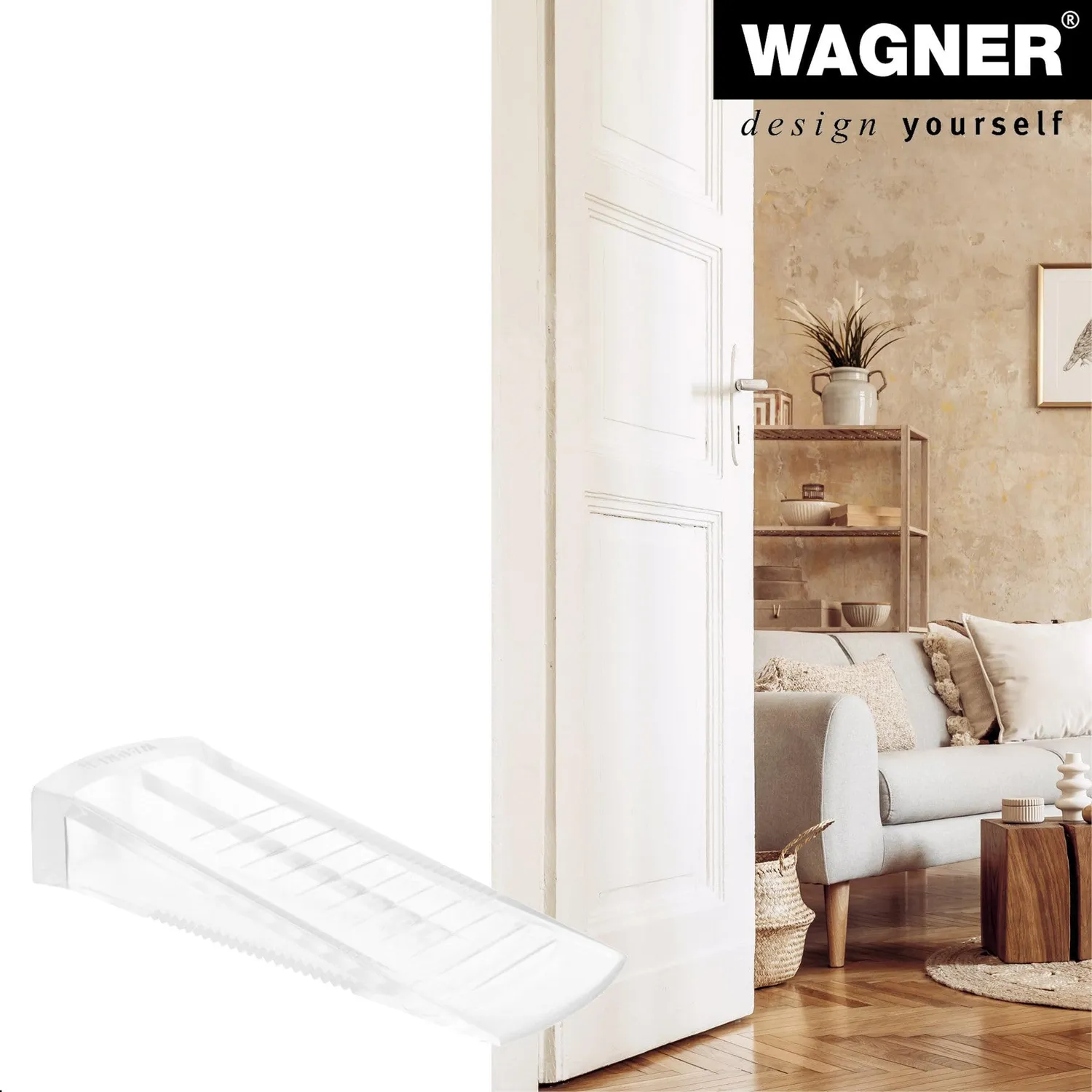 Wagner EH 6906 cuneo fermaporta trasparente