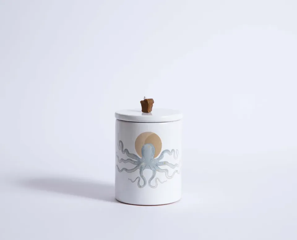 NIVA Design Totem Animals Polpo candela occhio di tigre
