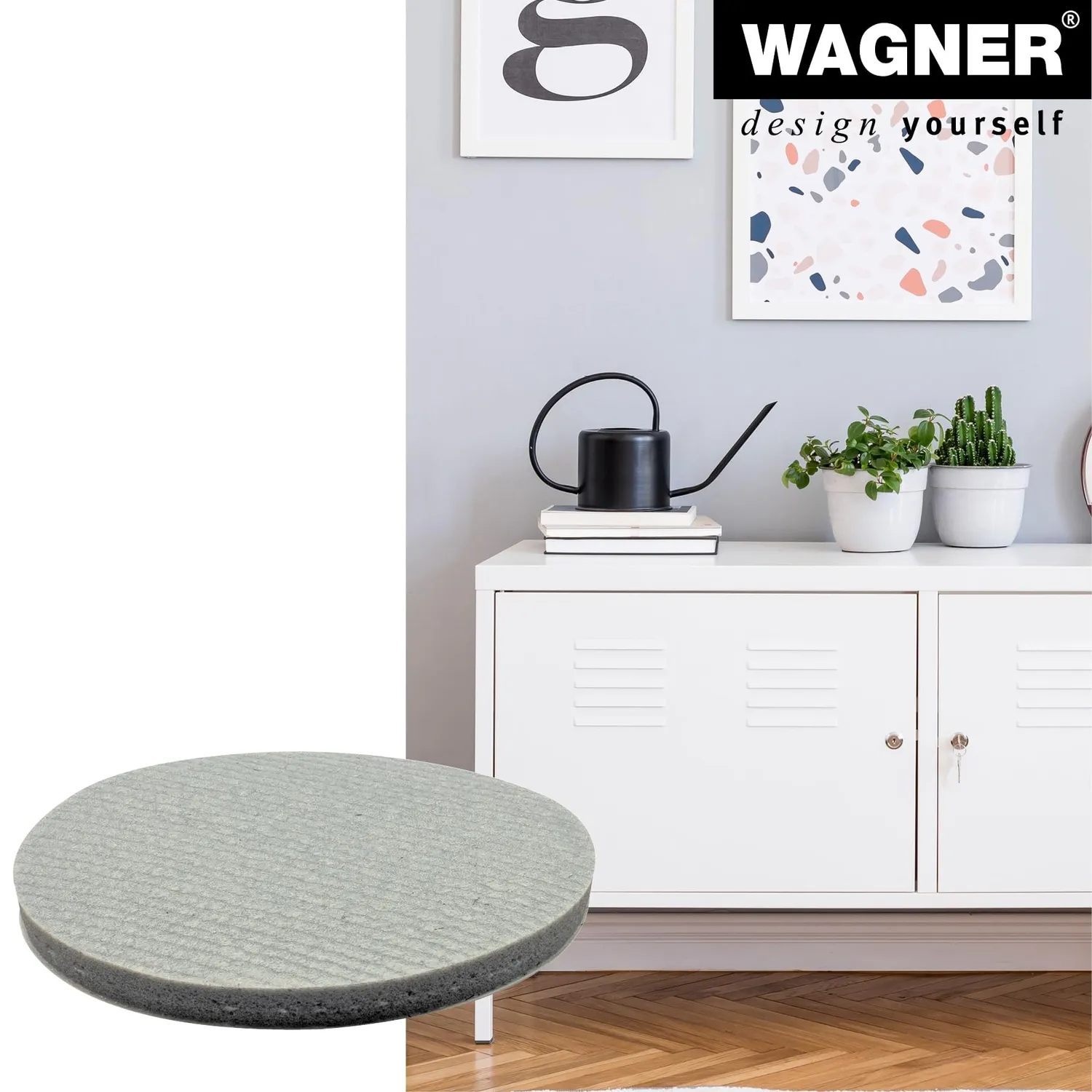 Wagner Soft Pads EH 0350 paracolpi adesivi Ø50 mm grigi 4 pz