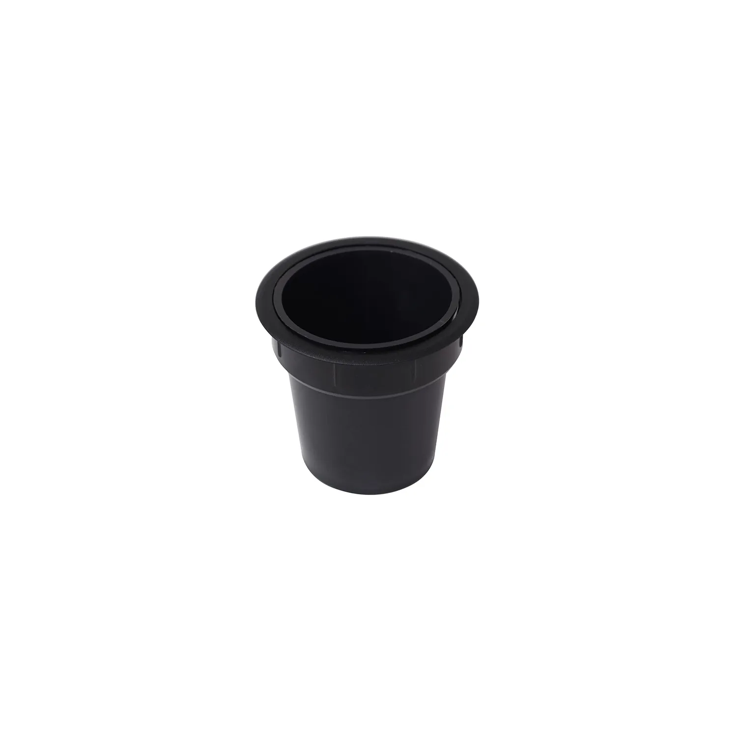 Emuca Pot portaoggetti da incasso nero foro 80 mm 5 pezzi