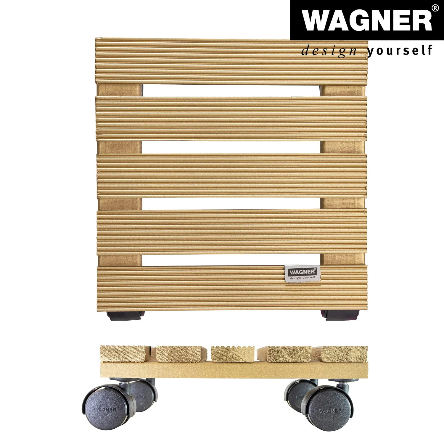 Wagner Country 20043101 carrello piante oro 25x25 cm 100 kg