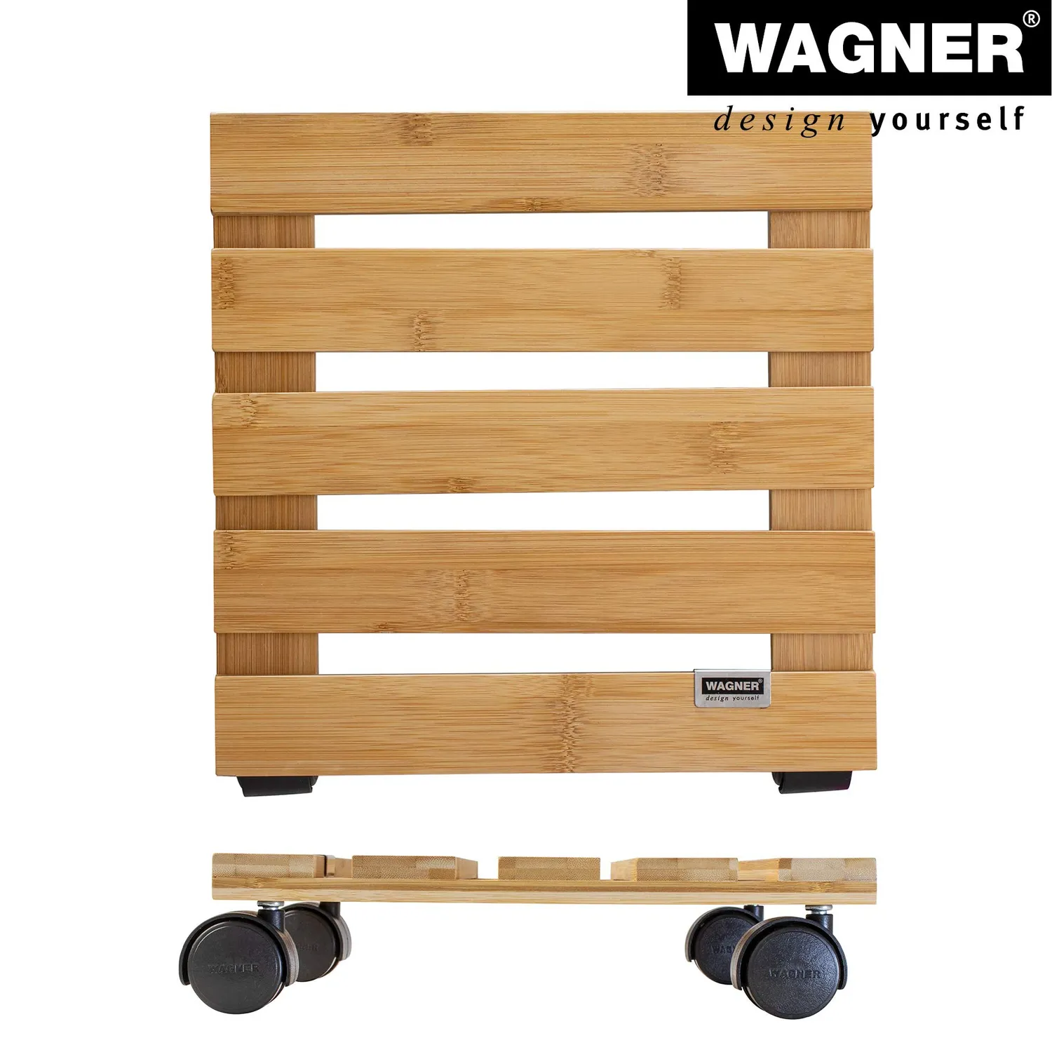 WAGNER Bamboo 20026501 Carrello Piante 29x29 cm 100 kg