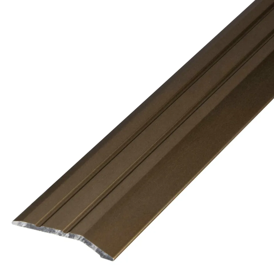 Gedotec barra transizione 1000 mm bronzo autoadesiva alluminio