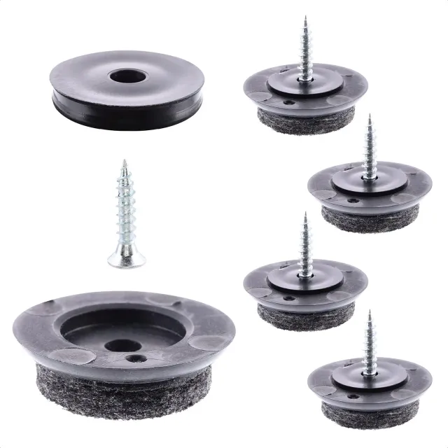 Wagner QuickClick 16791299 feltrini feltro lana 25 mm 4 pezzi