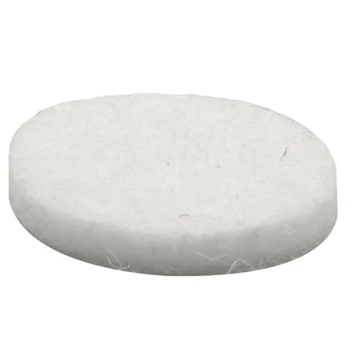 Wagner EH 1217 15121799 feltrini tondi 17 mm 24 pezzi bianchi