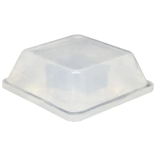 Wagner 15312099 Paracolpi Elastici 20x20 8 Pezzi Trasparenti