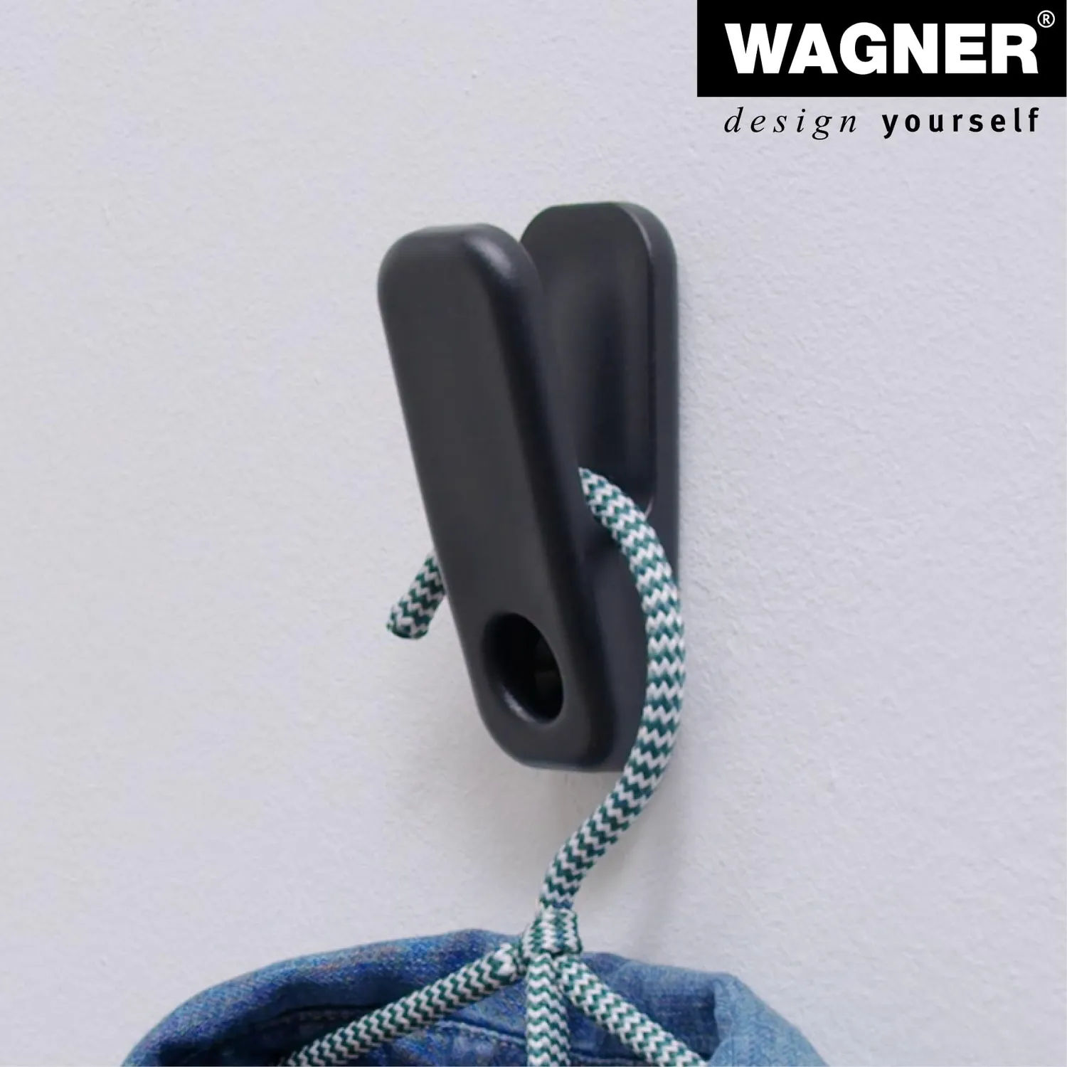Wagner hooks4home Klammer EH 0470 gancio parete 85 mm plastica