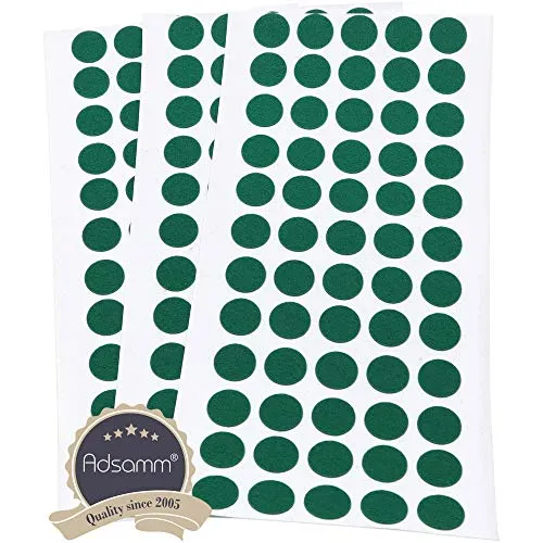Adsamm Feltrini Ultrasottili Ø14mm Verde 180pz 1,5mm
