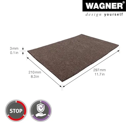 Wagner EH 0154 16015400 tappetino antiscivolo A4 autoadesivo feltro