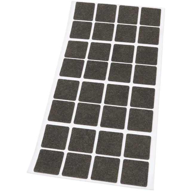 Adsamm Feltrini Ultrasottili 25x25 mm Marroni 32 Pezzi 1,5 mm