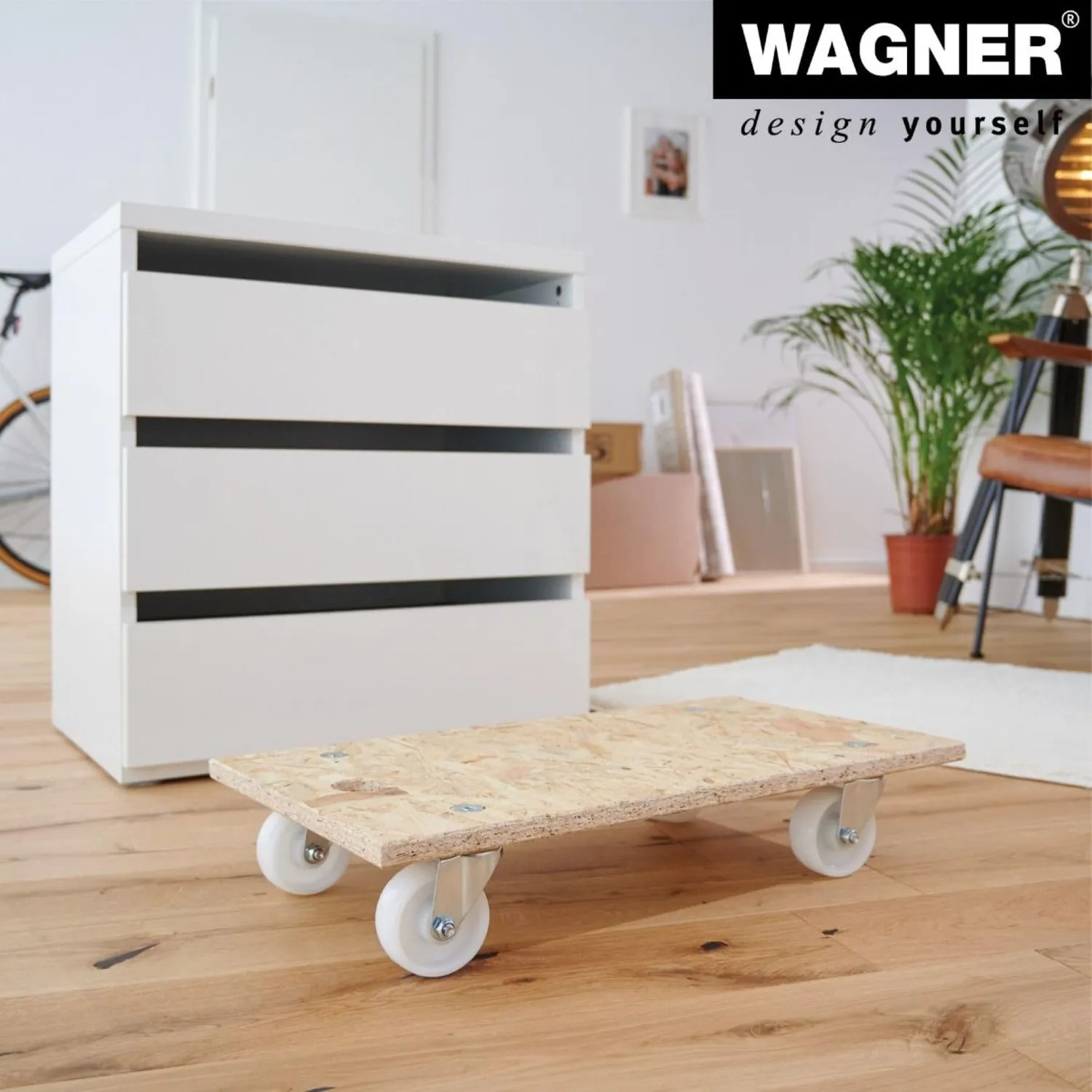 Wagner MM 1630 carrello trasporto 57,5x30 cm portata 400 kg
