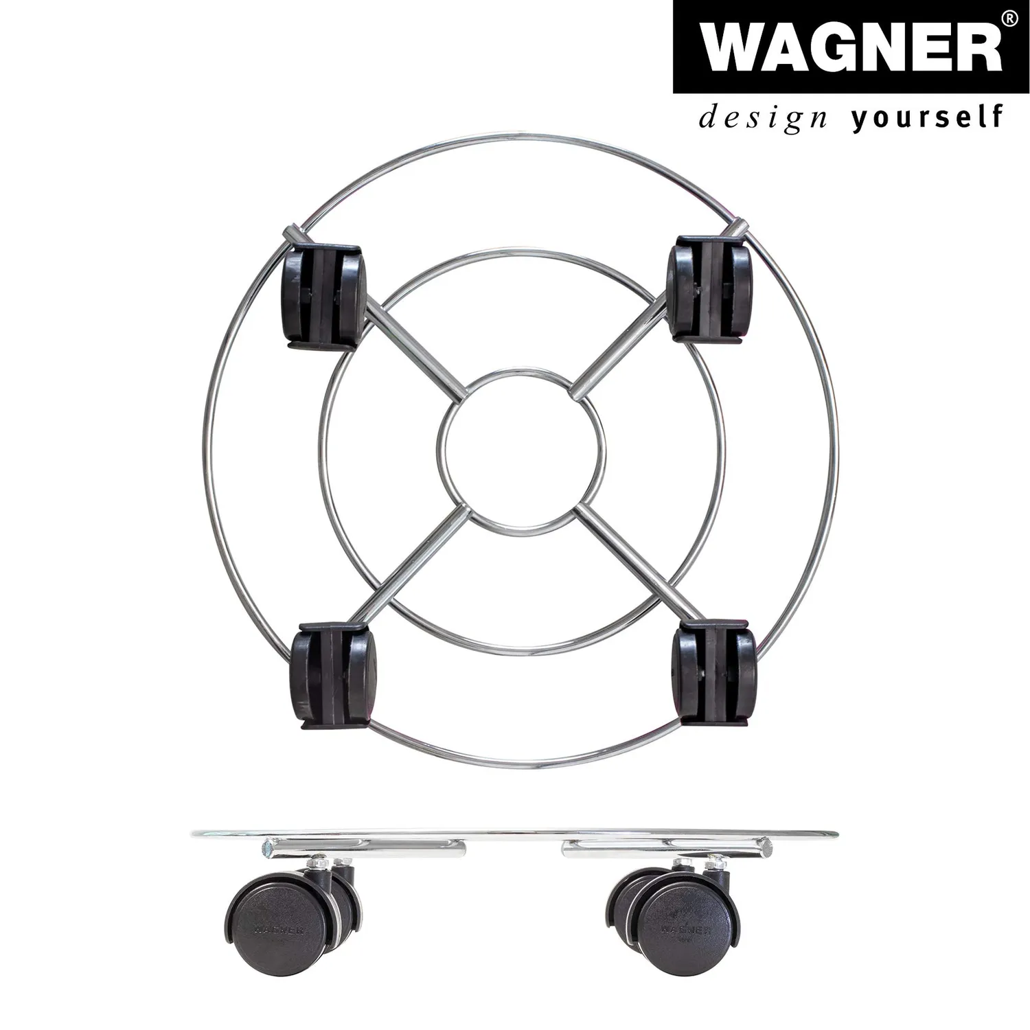 Wagner Chromato carrello piante Ø30 cm 60 kg