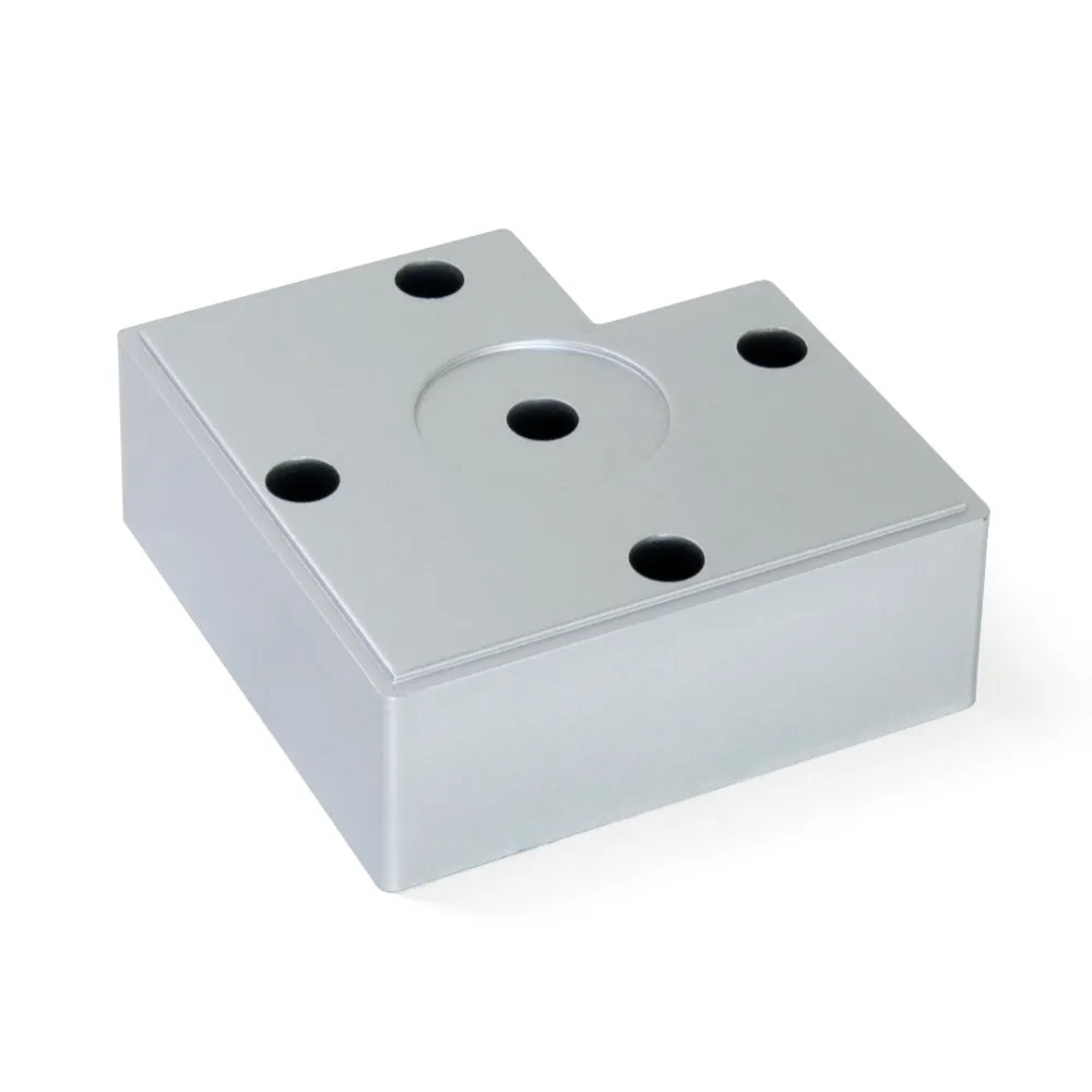 Emuca 2039125 piede per mobile H 30 mm alluminio set 20 pezzi
