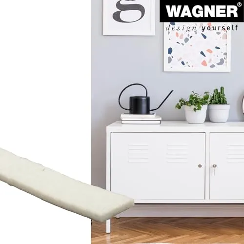 Wagner 15000299 rotolo feltro bianco 20x1000 mm autoadesivo morbido