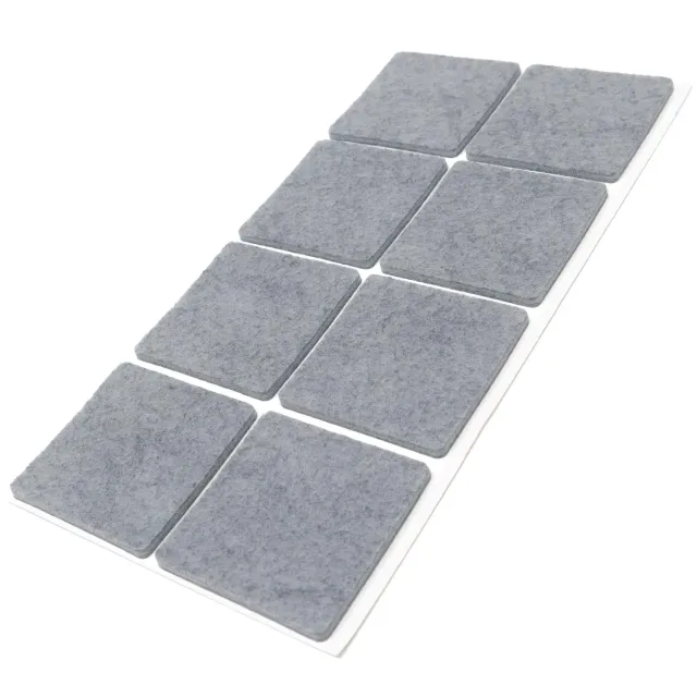 Adsamm Feltrini Autoadesivi 50x50 mm Grigio 8 pz Quadrati