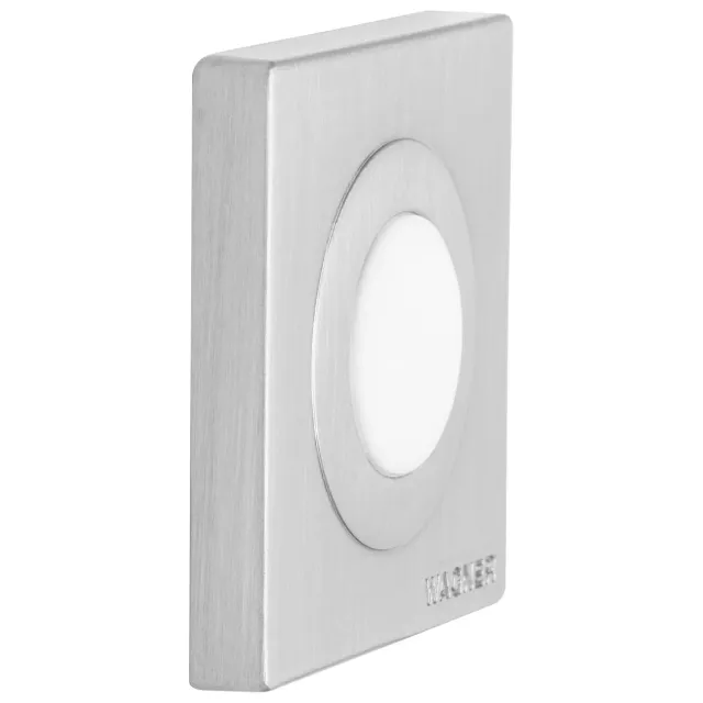 Wagner fermaporta muro 30x30x9 mm zinco gomma bianca