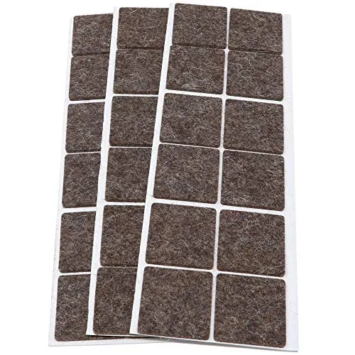 Adsamm Quality Feltrini Lana 35x35 mm Marroni 36 pz Quadrati
