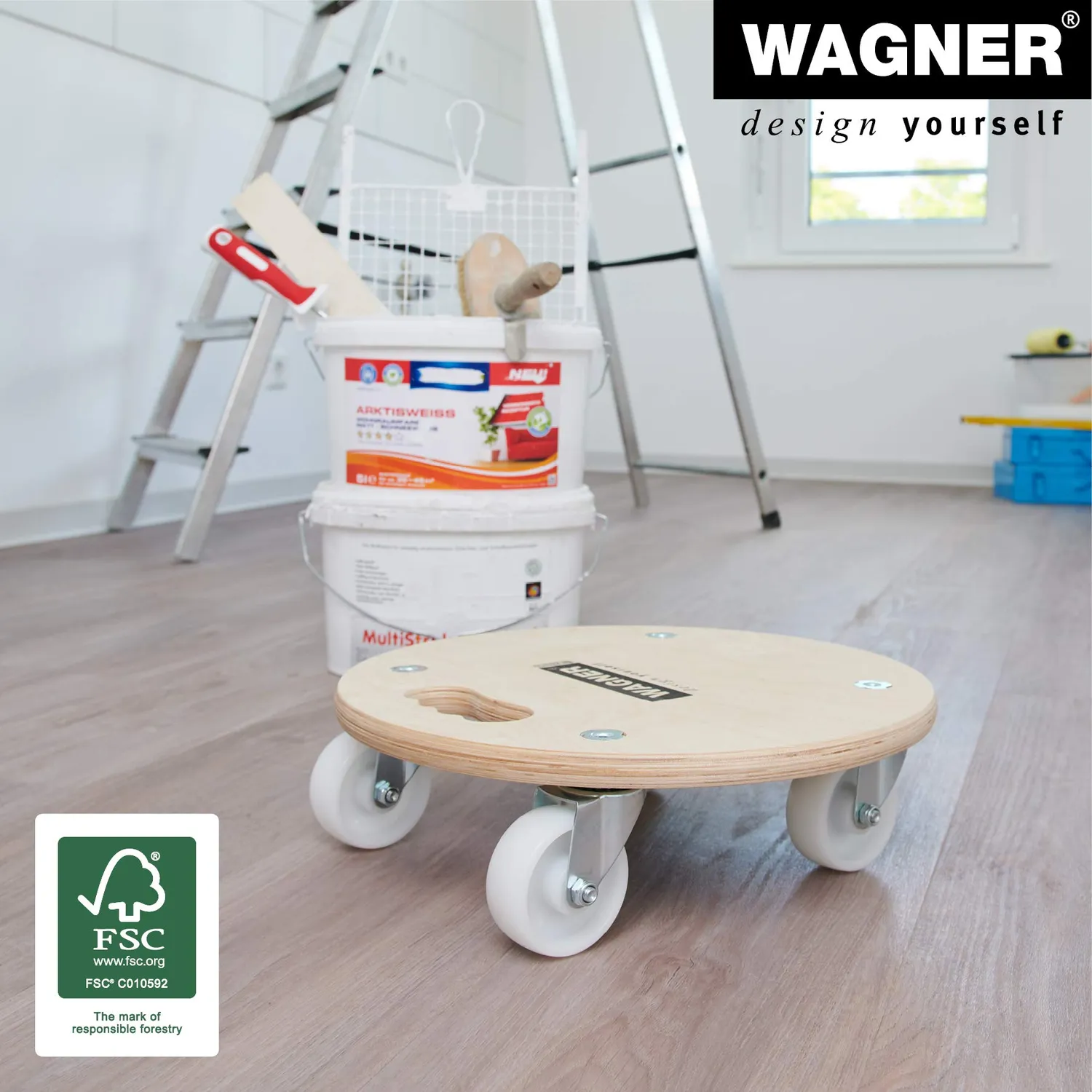 Wagner MM 1137 carrello trasporto rotondo 38 cm 250 kg