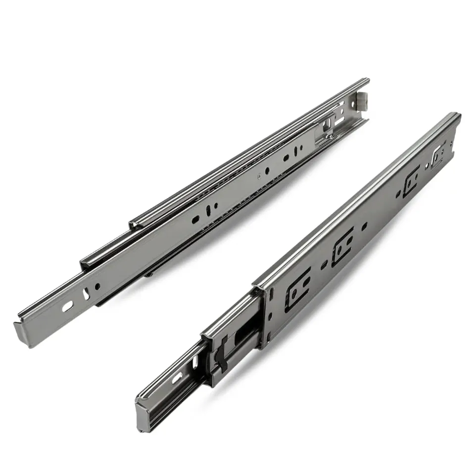 Indaux guide a sfere cassetto 450 mm estrazione totale 50 kg