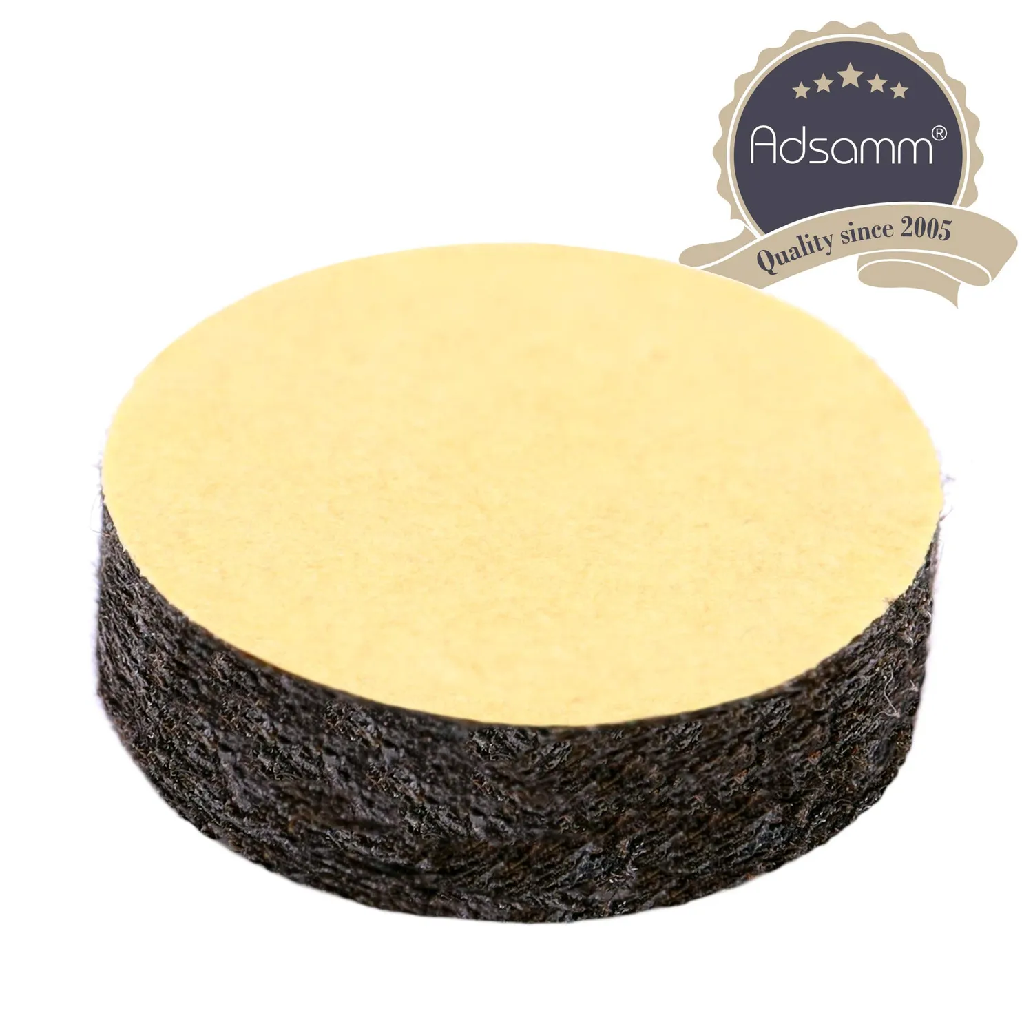 Adsamm feltrini autoadesivi Ø 18 mm marroni 4 pezzi feltro