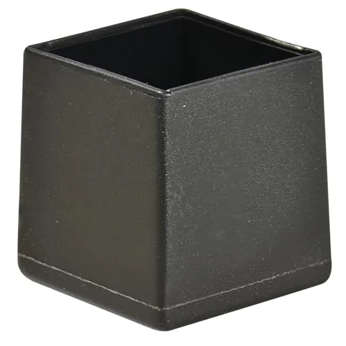 Wagner 15052099 tappi per tubi quadrati 4 pezzi 20/24 mm neri