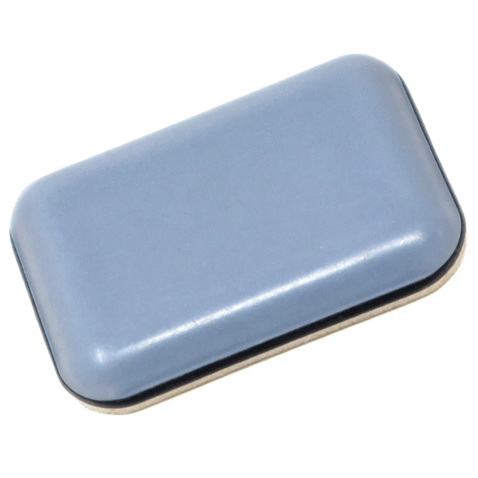 Adsamm 24x34 mm pattini PTFE autoadesivi 4 pezzi rettangolari