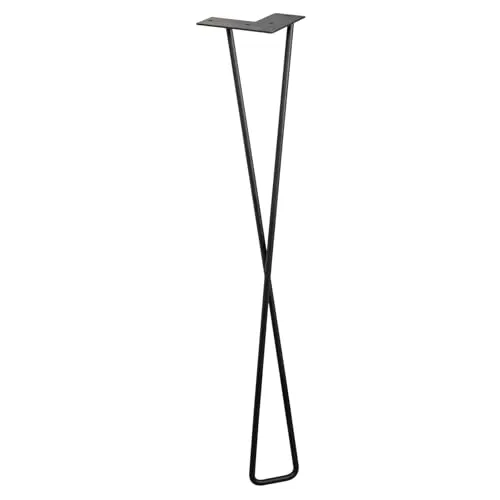 Wagner Hairpin Leg Twist ST 8371 gamba 71 cm nera