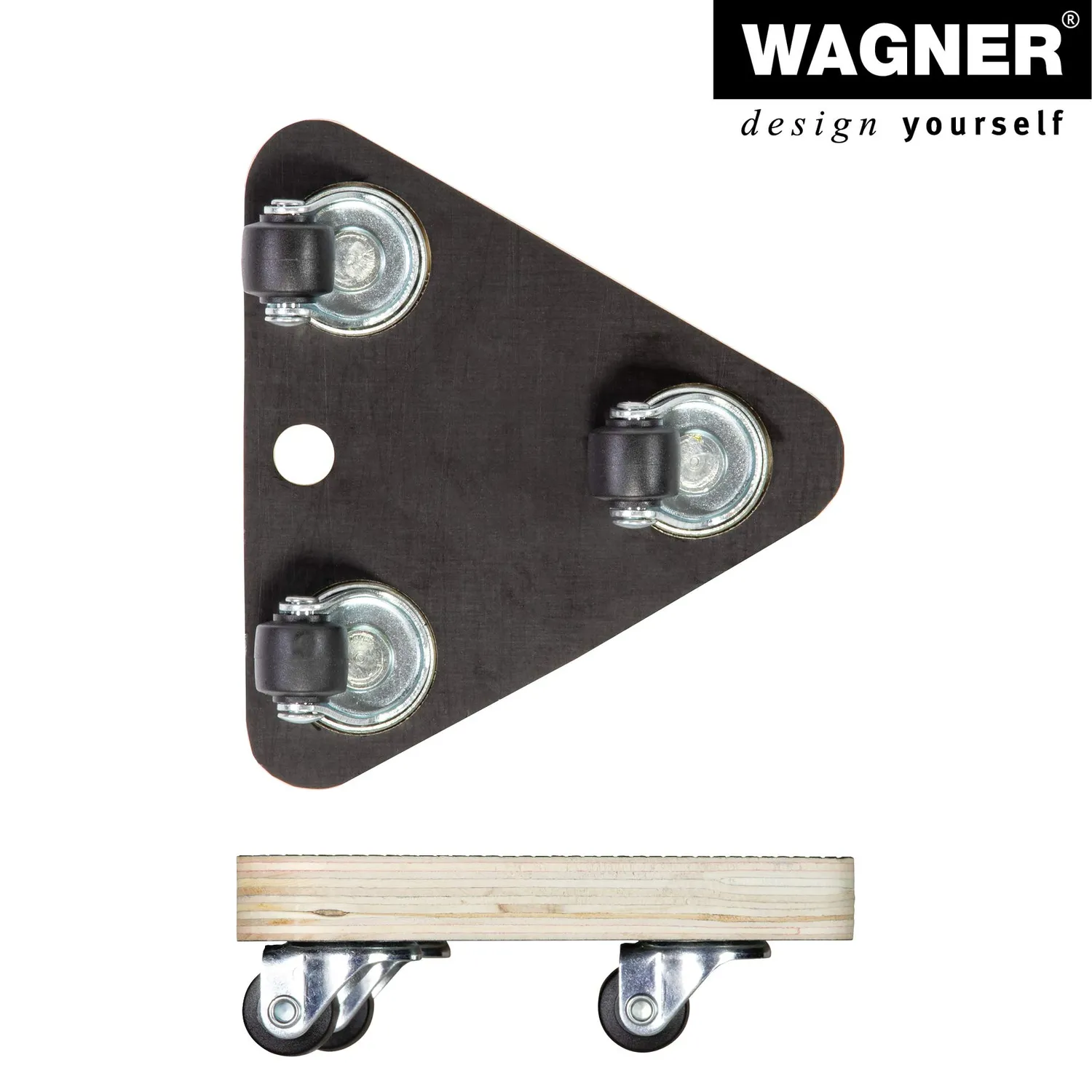 WAGNER MM 1105 carrello trasporto triangolare 13cm portata 100kg