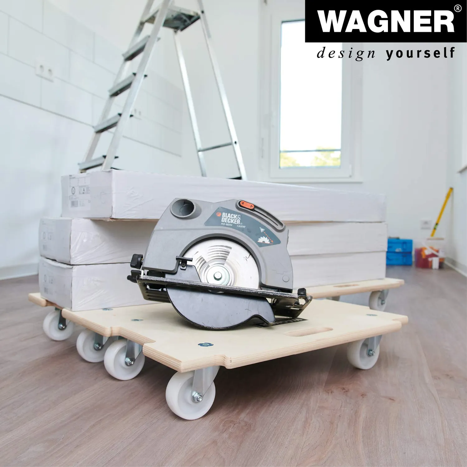 Wagner MM 1382 carrello trasporto 59x39cm portata 250kg
