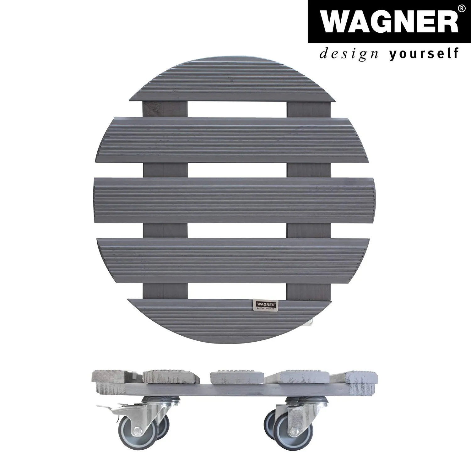 Wagner Creo carrello piante grigio Ø38 cm 200 kg