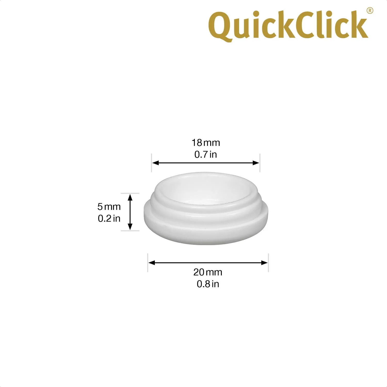Wagner QuickClick 15834200 feltrini ricambio Extreme 8pz Ø20 mm
