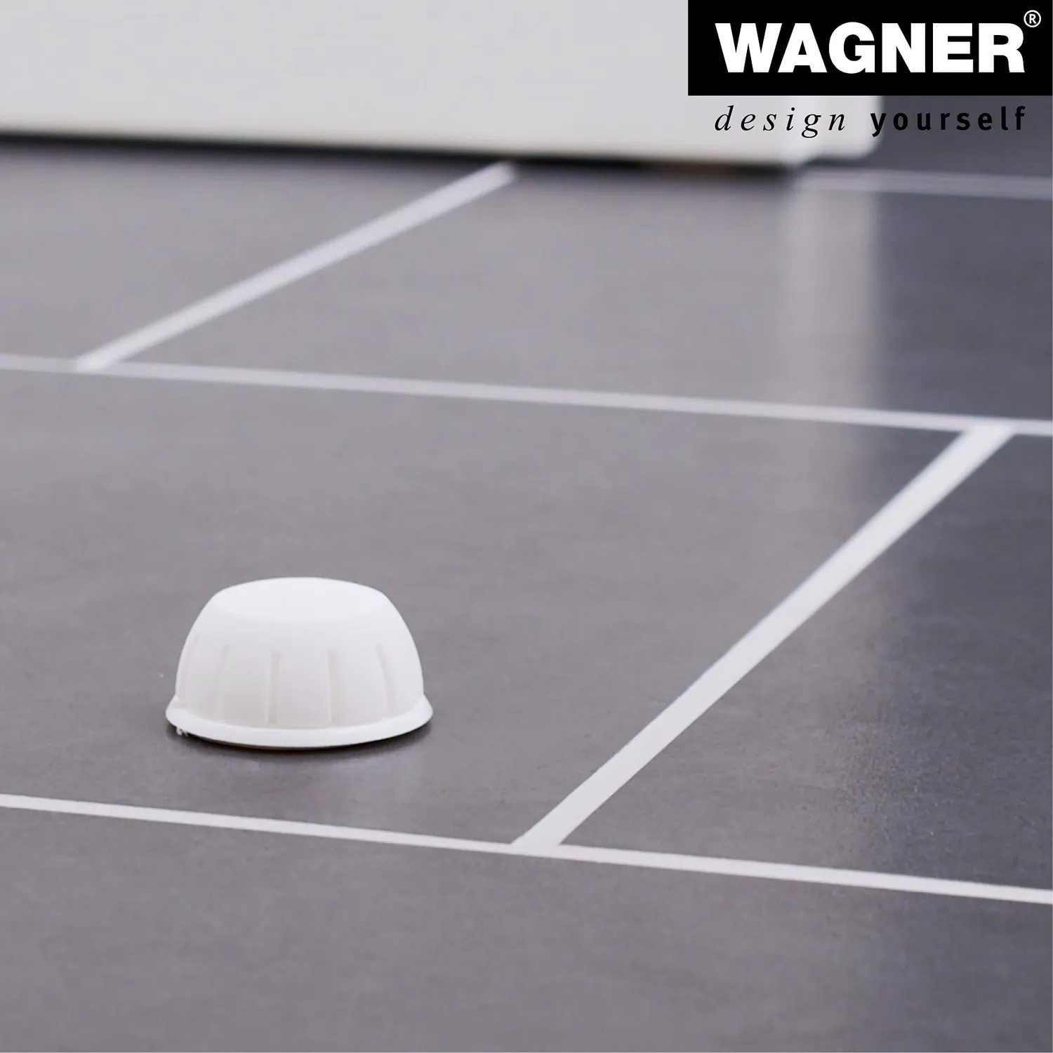 WAGNER Fermaporta pavimento 47x19 mm plastica stile retro