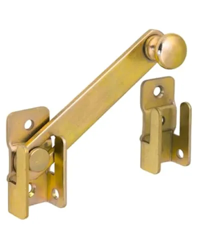 Gedotec chiavistello cancello 120 mm giallo zincato