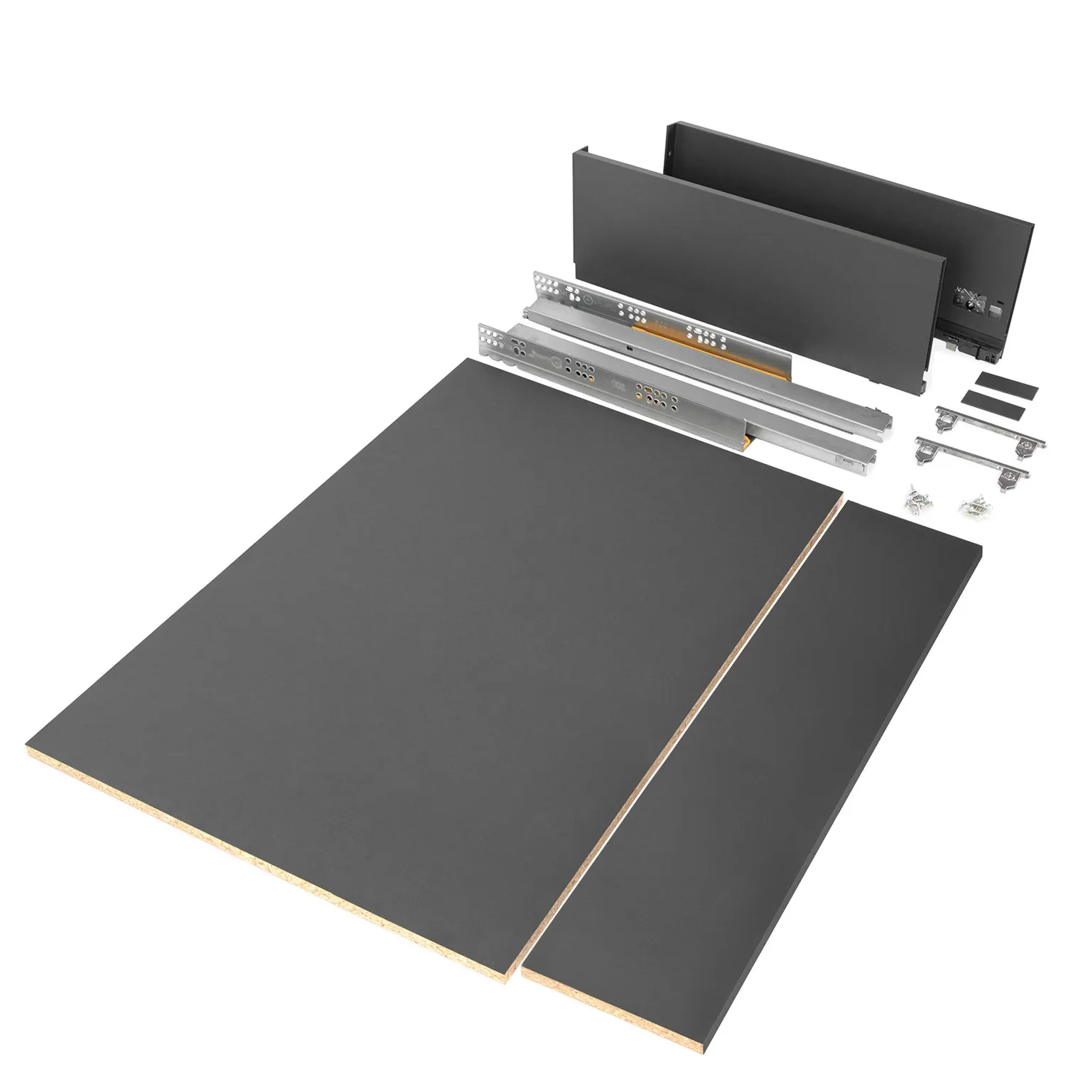 Emuca Vertex kit cassetto 93x500 modulo 600 mm bianco soft