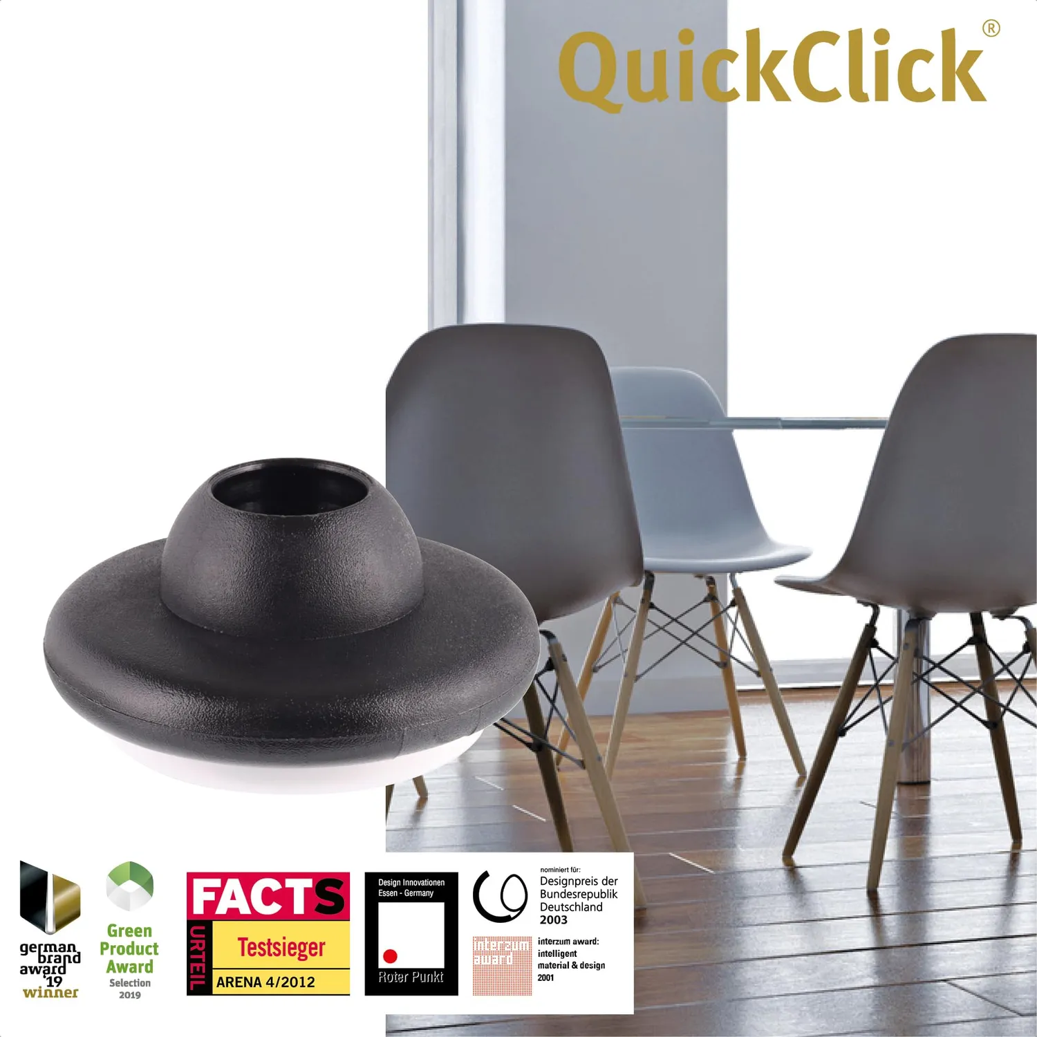 WAGNER QuickClick scivoli Hyper Ø30 mm plastica 4+4 pz
