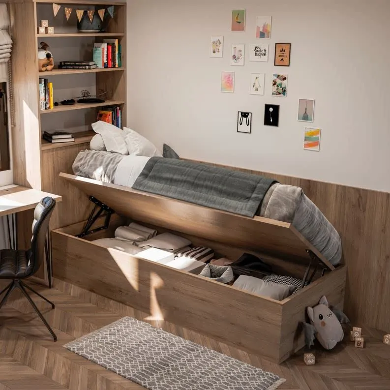 Emuca Sistema Laterale 90 cm meccanismo divano letto nero