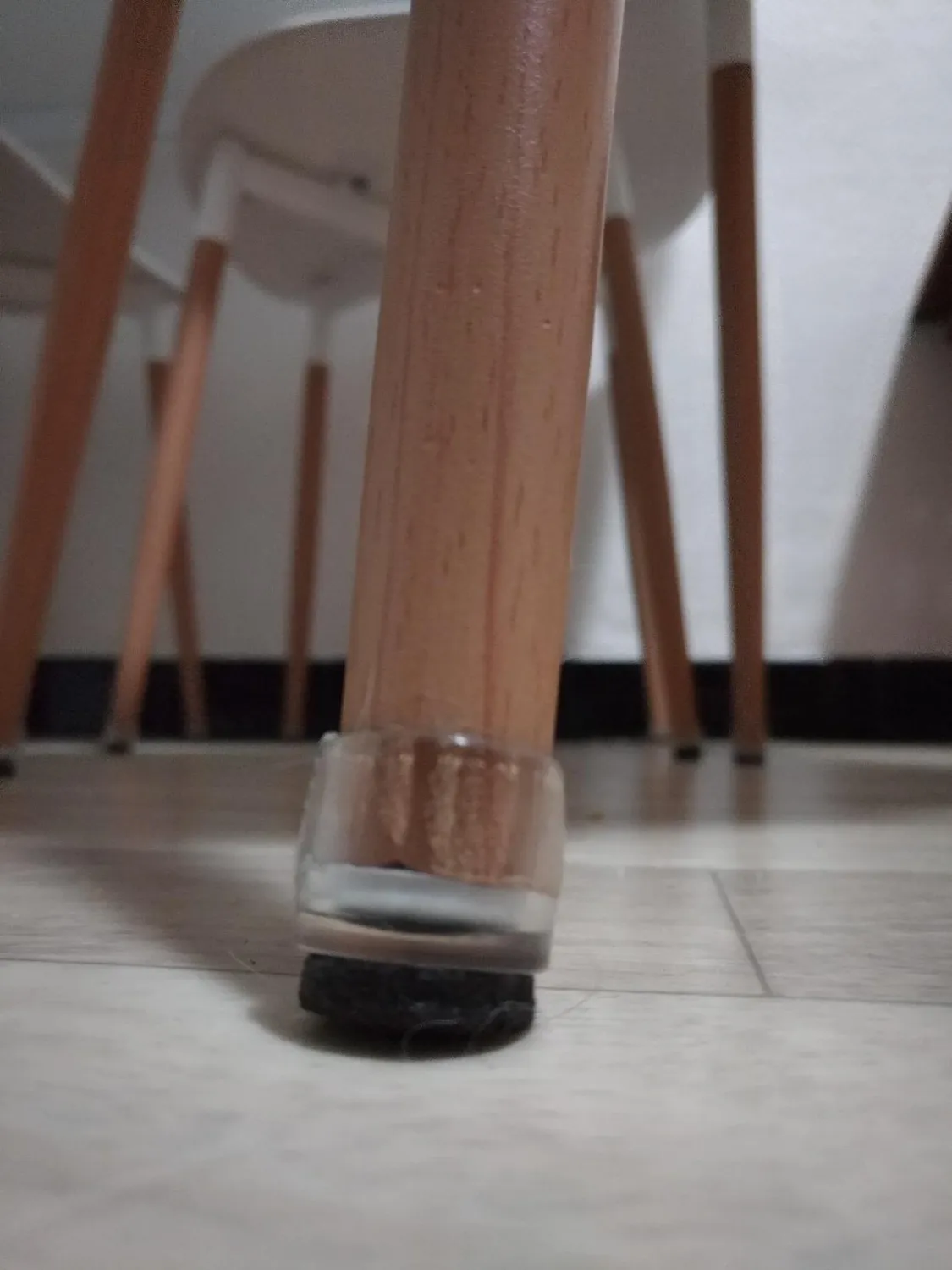 Adsamm Puntali Esterni con Feltro 15-16 mm Trasparenti 16 pz