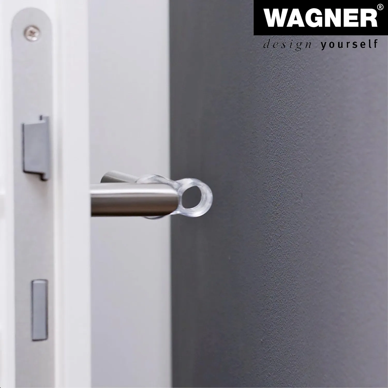 Wagner 15526004 fermaporta parete trasparente 4 pz