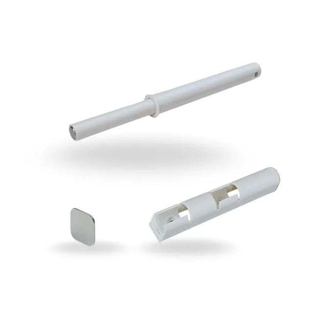 Indaux Impulse pistoncino push to open 55mm grigio chiaro magnete