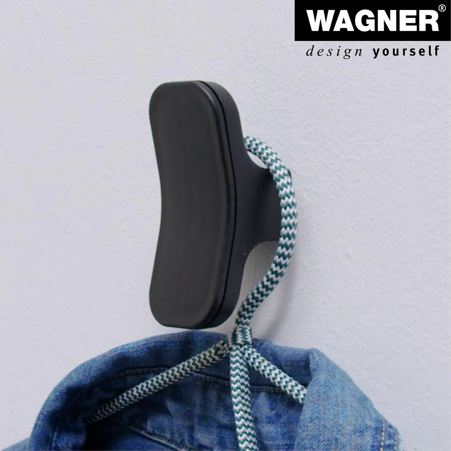 Wagner hooks4home T-Design EH 0480 gancio parete 85 mm plastica