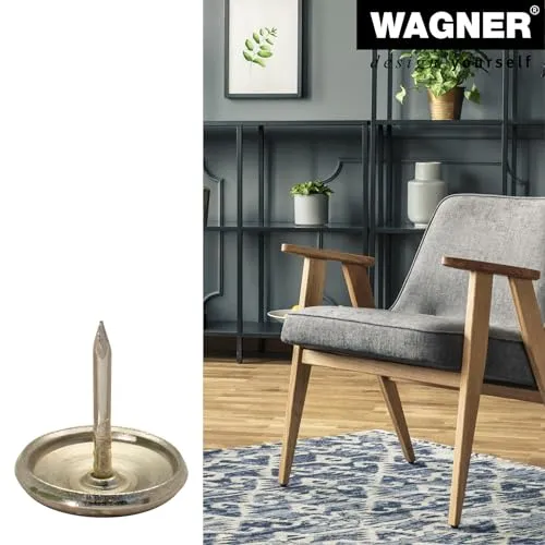 Wagner EH 1117 15111799 pattini ottone da chiodo 4 pezzi resistenti